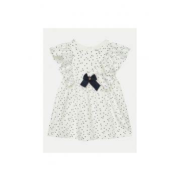 Rochie fete - 076749 - Alb - Bumbac Rochie fete - 076749 - Alb - Bumbac