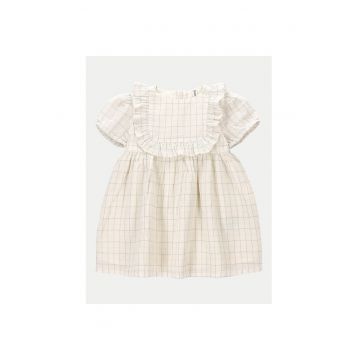 Rochie fete -  49453 - Ecru - Bumbac