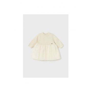 Rochie fetite -  Bumbac/Poliester - Ecru