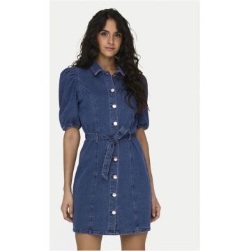 Rochie -  2611 - Bumbac - Albastru