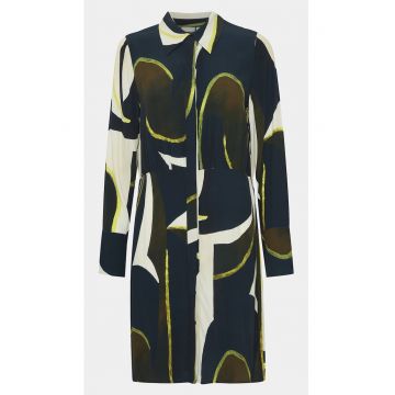 Rochie dama -  303452094 - Albastru inchis - Viscoza