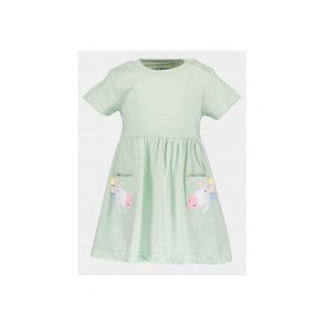 Rochie fete -  303576219 - Verde - Bumbac