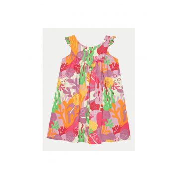 Rochie fete -  50039 - Multicolor - Bumbac