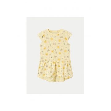 Rochie fete -  522971 - Galben - Bumbac