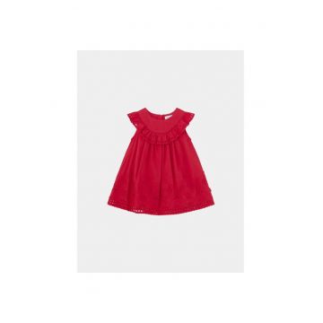 Rochie fete -  12860 - Rosu - Bumbac