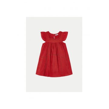 Rochie fete -  13775 - Rosu - Bumbac