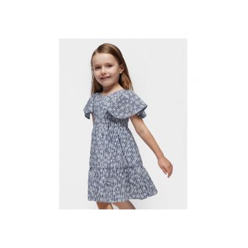 Rochie fete -  13805 - Bleumarin - Bumbac