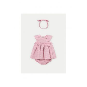 Rochie fete -  138980 - Roz - Bumbac