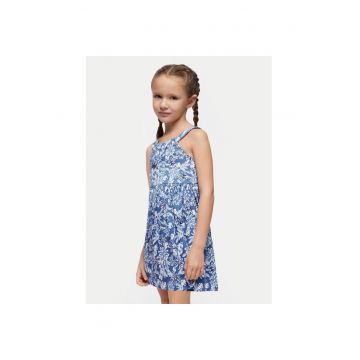 Rochie fete -  141249 - Albastru - Bumbac