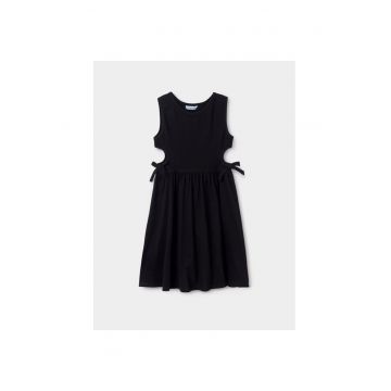 Rochie fete -  142024 - Negru - Bumbac