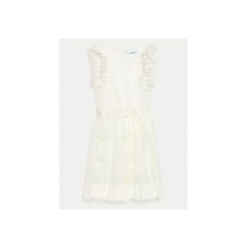 Rochie fete -  14482 - Ecru - Poliester
