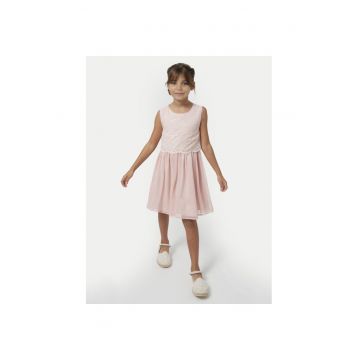 Rochie fete -  14499 - Roz - Poliester