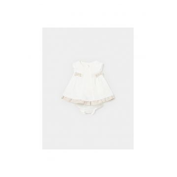 Rochie fete -  30055 - Ecru - Bumbac
