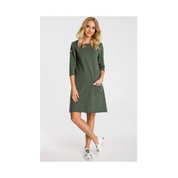 Rochie dama -   Bumbac/Elastan - Portocaliu