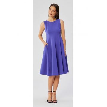 Rochie dama - evazata fara maneci - Poliester - 45872