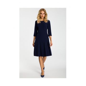 Rochie dama -  Poliester / Viscoza - Bleumarin inchis