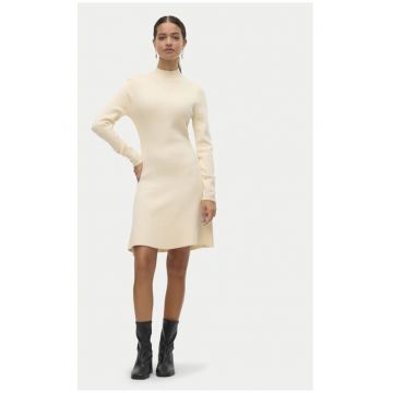 Rochie tricotata Gold 10311379 Ecru Regular Fit - Viscoza