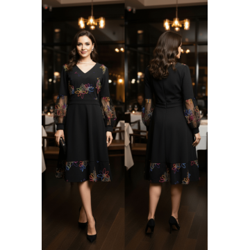 Rochie stilizata cu motive traditionale - Constantina I