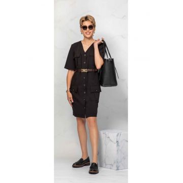 Rochie cargo cu maneci medii