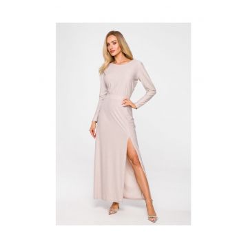 Rochie cu maneca lunga - smarald - XXL
