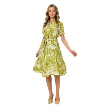 Rochie midi evazata