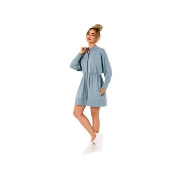 Rochie cu fermoar si decupaje in spate