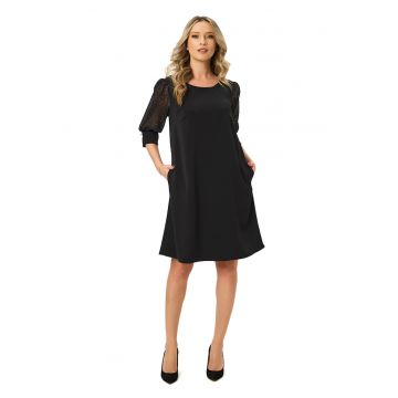 Rochie scurta cu buzunare laterale