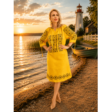 Rochie Traditionala Elodia - masuri mari