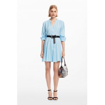 Rochie-camasa scurta cu cordon