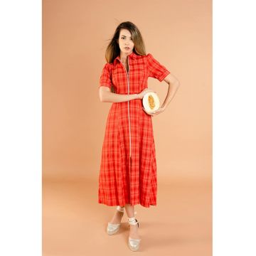 Rochie midi cu fermoar Fantasia