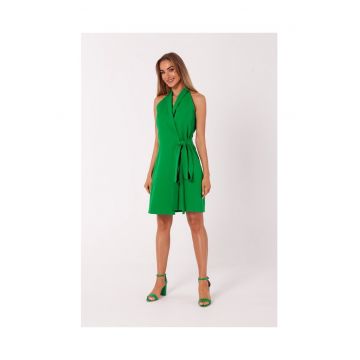 Rochie sacou cu cravata -