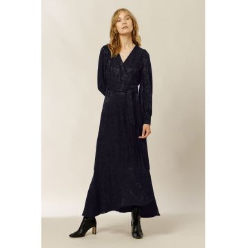 Ivy & Oak Rochie culoarea albastru marin, maxi, mulat