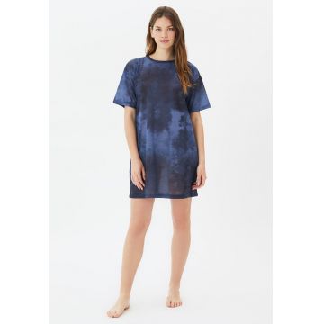 Rochie mini lejera cu model tie-dye