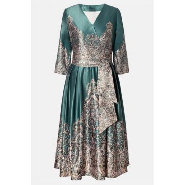 Rochie 736 verde Viada