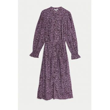 Rochie evazata cu imprimeu floral