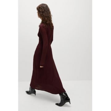 Rochie midi cu croiala A