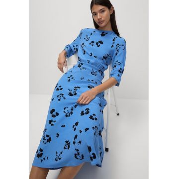 Rochie midi cu imprimeu