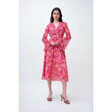 Floral Printed Midi Dress