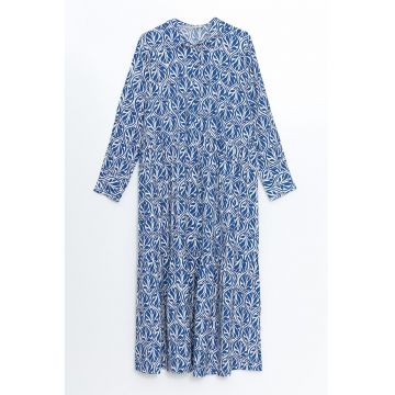 Rochie-camasa midi evazata