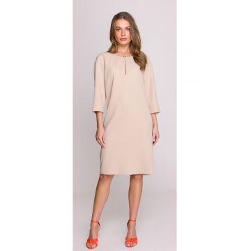 Rochie cu decupaj in forma de lacrima la decolteu -