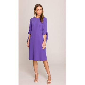 Rochie cu maneci legate -