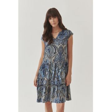 Rochie cu model si maneci scurte