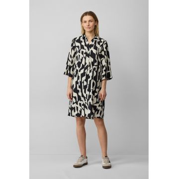 Rochie midi cu decolteu in V