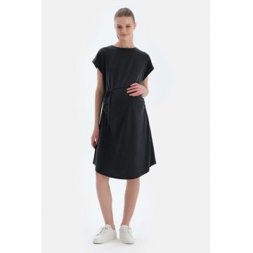 Rochie midi din amestec de modal pentru gravide