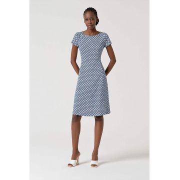 Rochie midi din amestec de modal