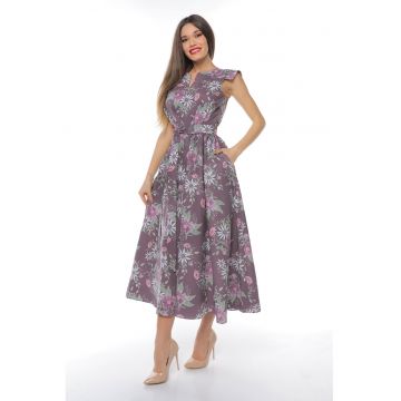 Rochie midi din bumbac