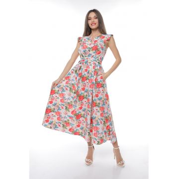 Rochie midi din bumbac