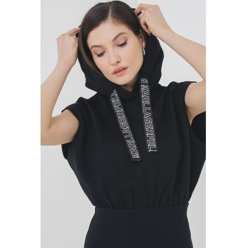 Rochie mini cambrata cu aspect 2 in 1