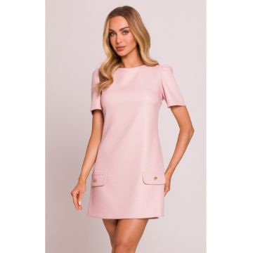 Rochie mini in forma de trapez -