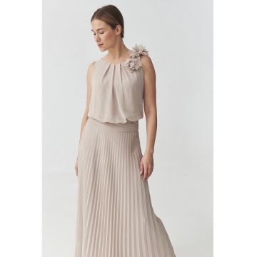 Rochie cu aspect plisat Rozani